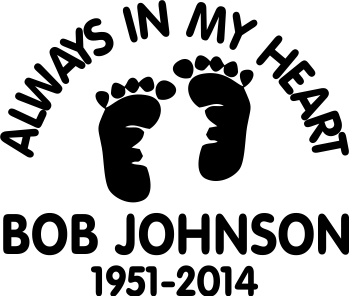 Basic Foot Prints Memorial Decal