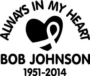 Basic Ribbon In Heart Memorial Decal